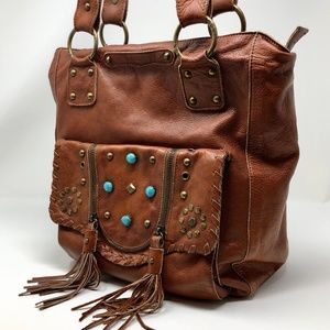DIMONI - LEATHER BOHO STYLE BAG